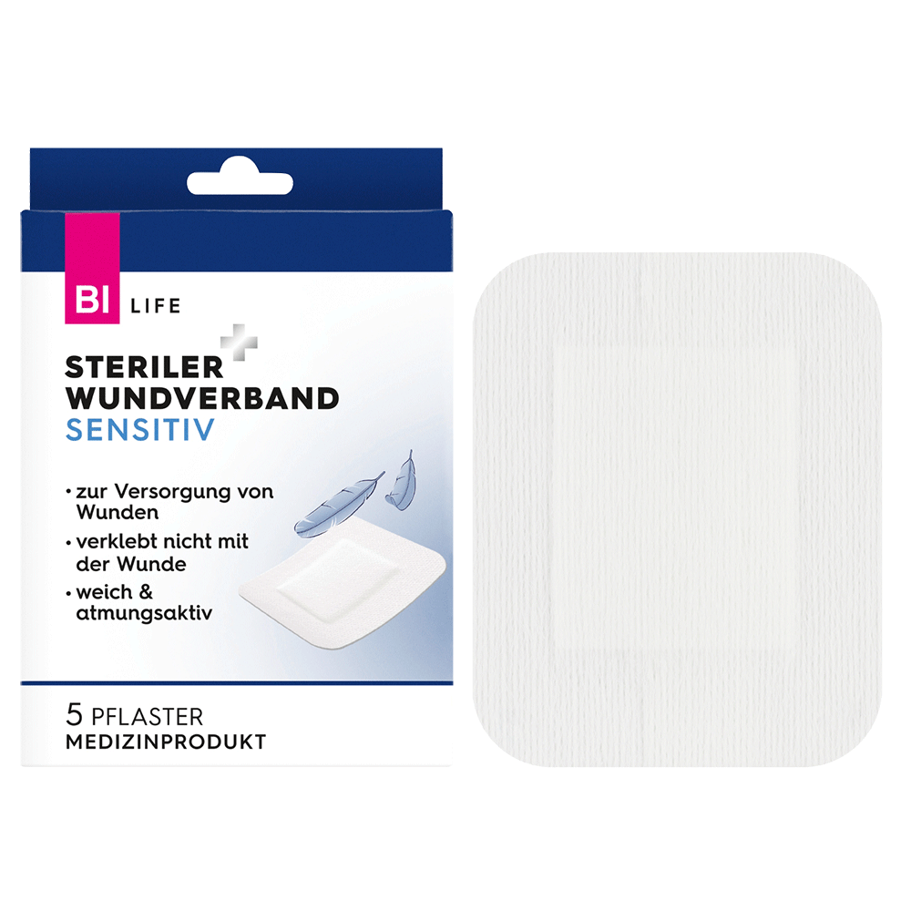 Bild: BI LIFE steriler Wundverband Sensitive 2 Größen