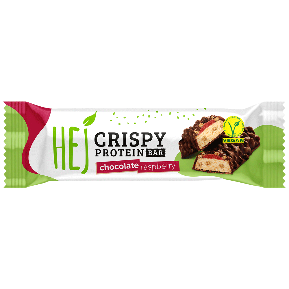 Bild: HEJ Crispy Protein Bar Chocolate & Raspberry
