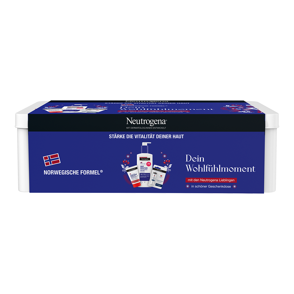 Bild: Neutrogena Geschenkset Lippenpflege, Bodylotion und Handcreme