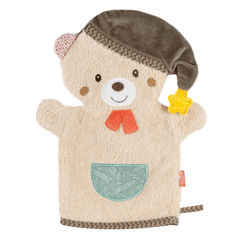 Bild: Fehn Waschhandschuh Bär