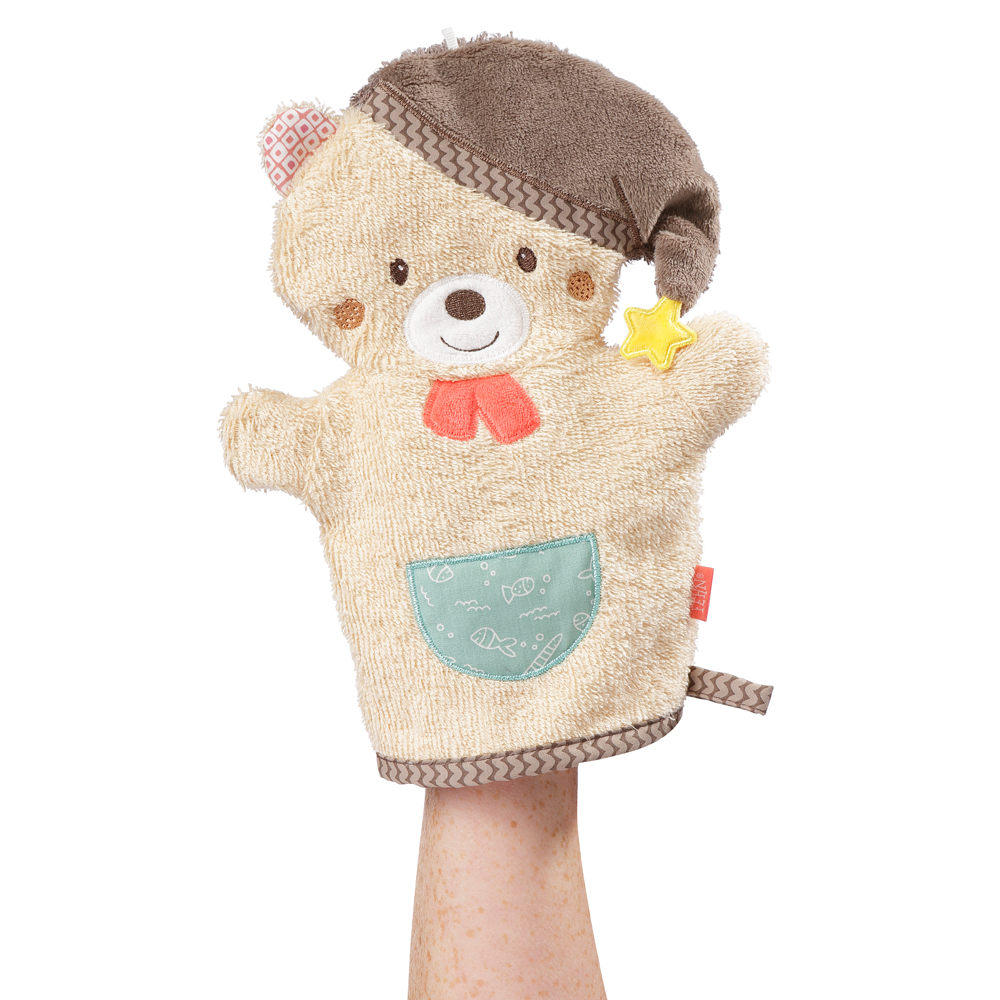Bild: Fehn Waschhandschuh Bär