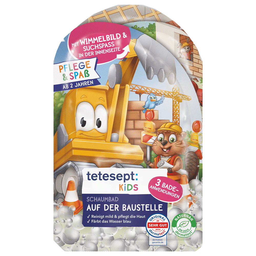 Bild: tetesept: Kids Schaumbad Baustelle