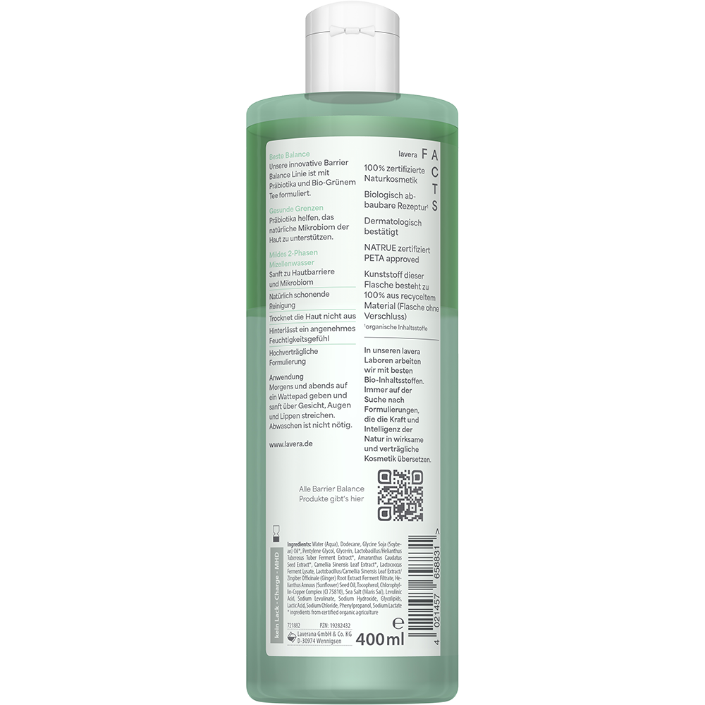 Bild: lavera Barrier Balance 2 Phasen Mizellenwasser
