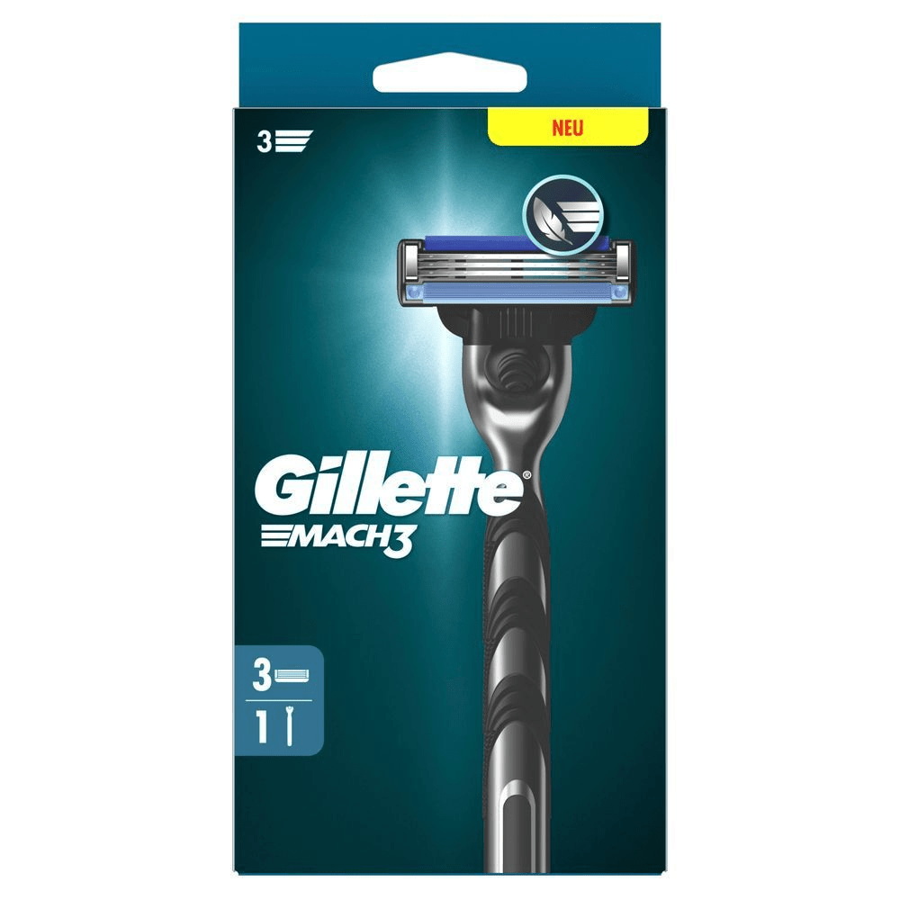 Bild: Gillette Mach3 Basis Rasierer für Männer 