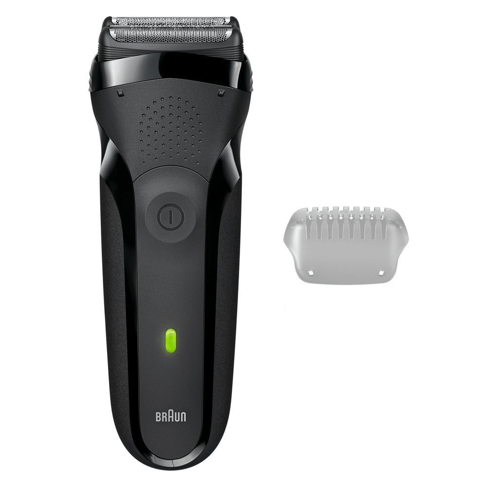 Bild: Braun Series 3 Elektrorasierer, Trockenrasierer, 300s, Grau
