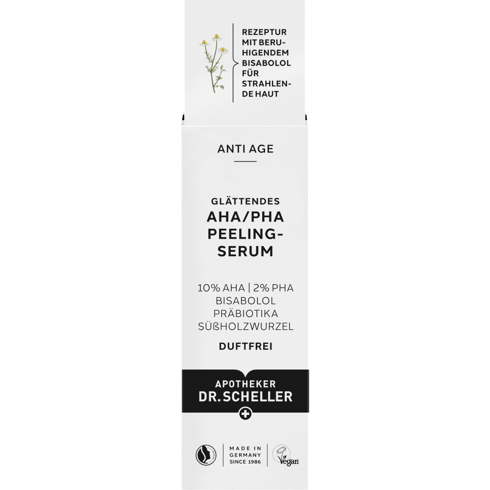 Bild: Dr. Scheller AHA/PHA Peeling-Serum