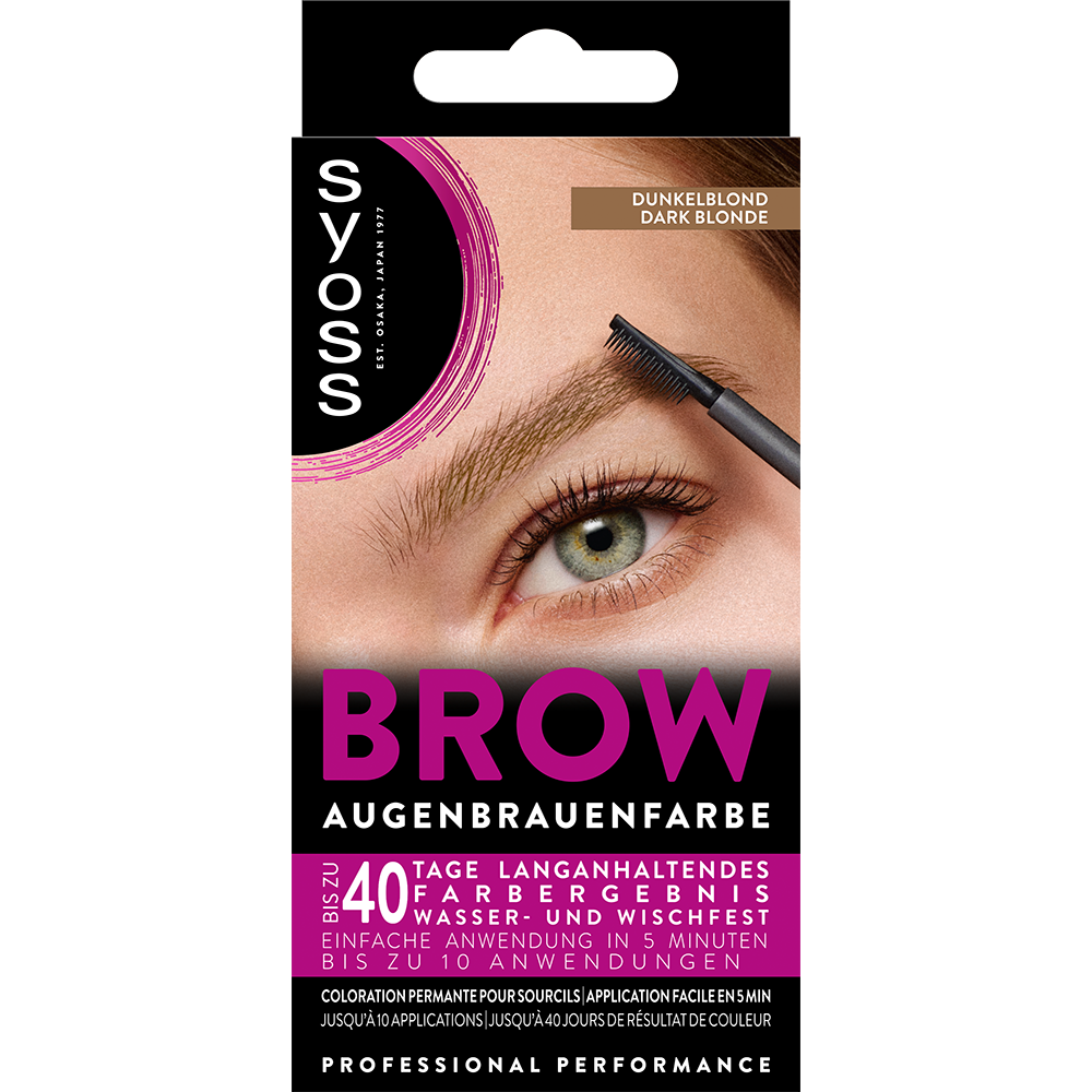 Bild: syoss Augenbrauen Farbe Dunkelblond
