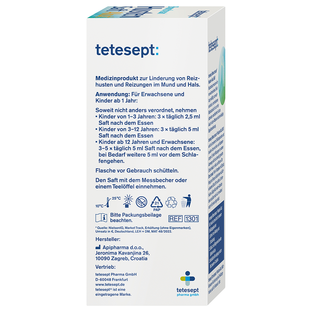 Bild: tetesept: Bronchosan Hustensaft Akut