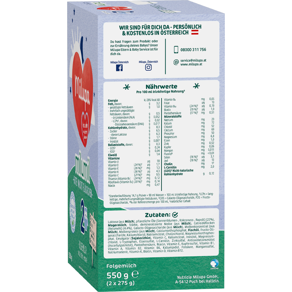 Bild: Milupa Milumil Gute Nacht Fläschchen