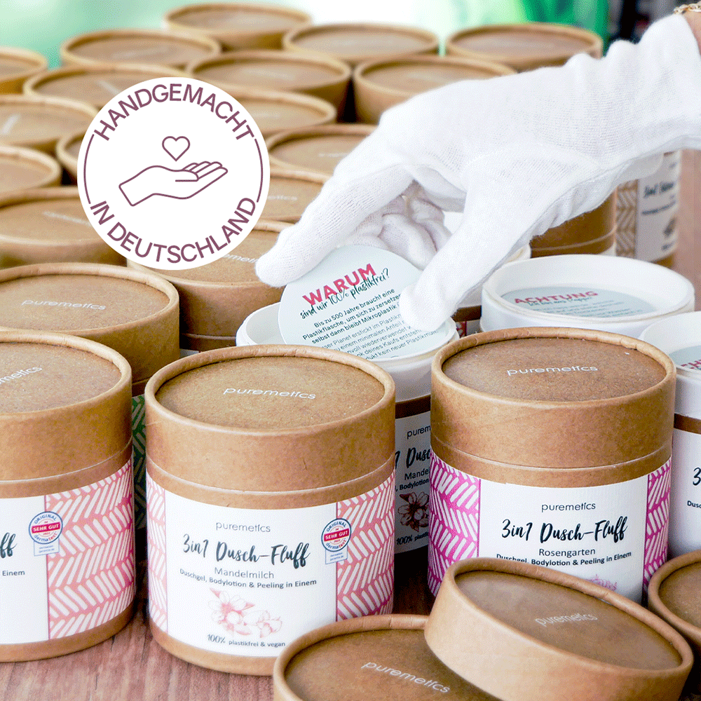 Bild: puremetics 3in1 Dusch Fluff Blütenmeer