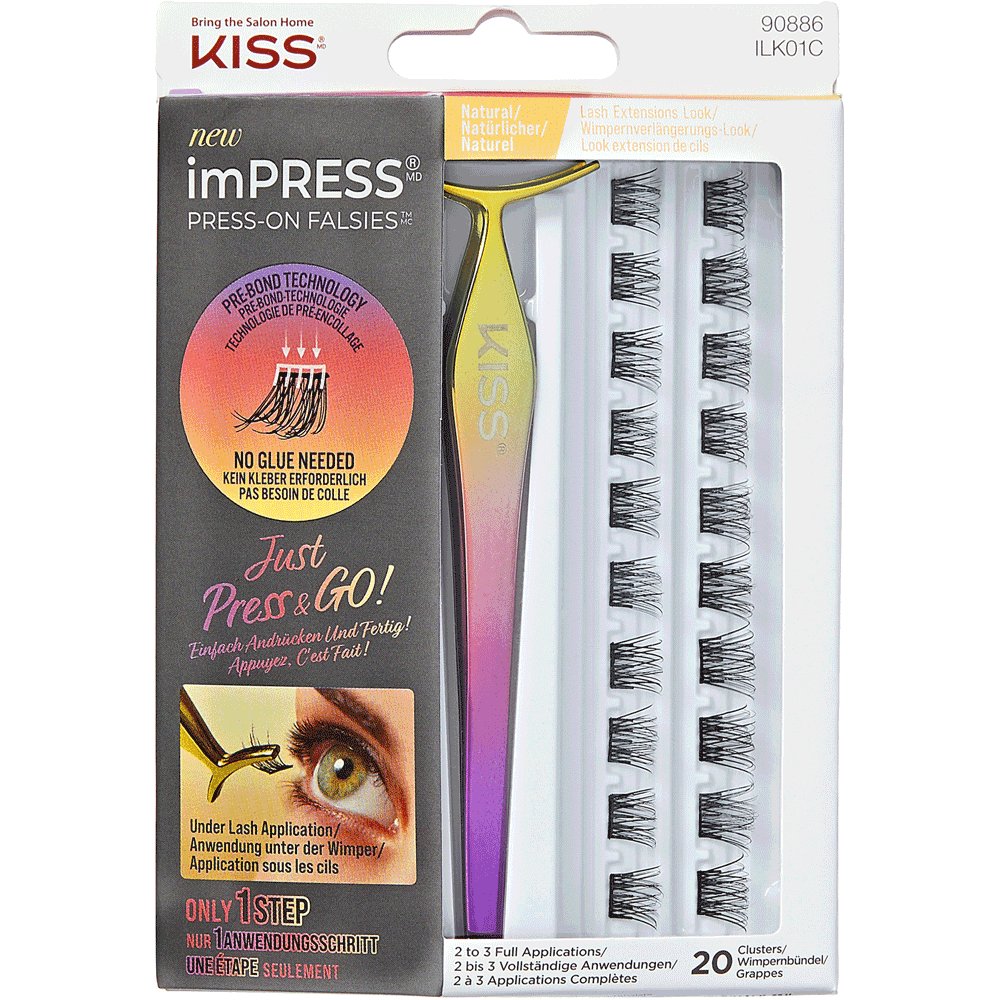 Bild: KISS imPRESS Press-On Falsies Lashes Natural