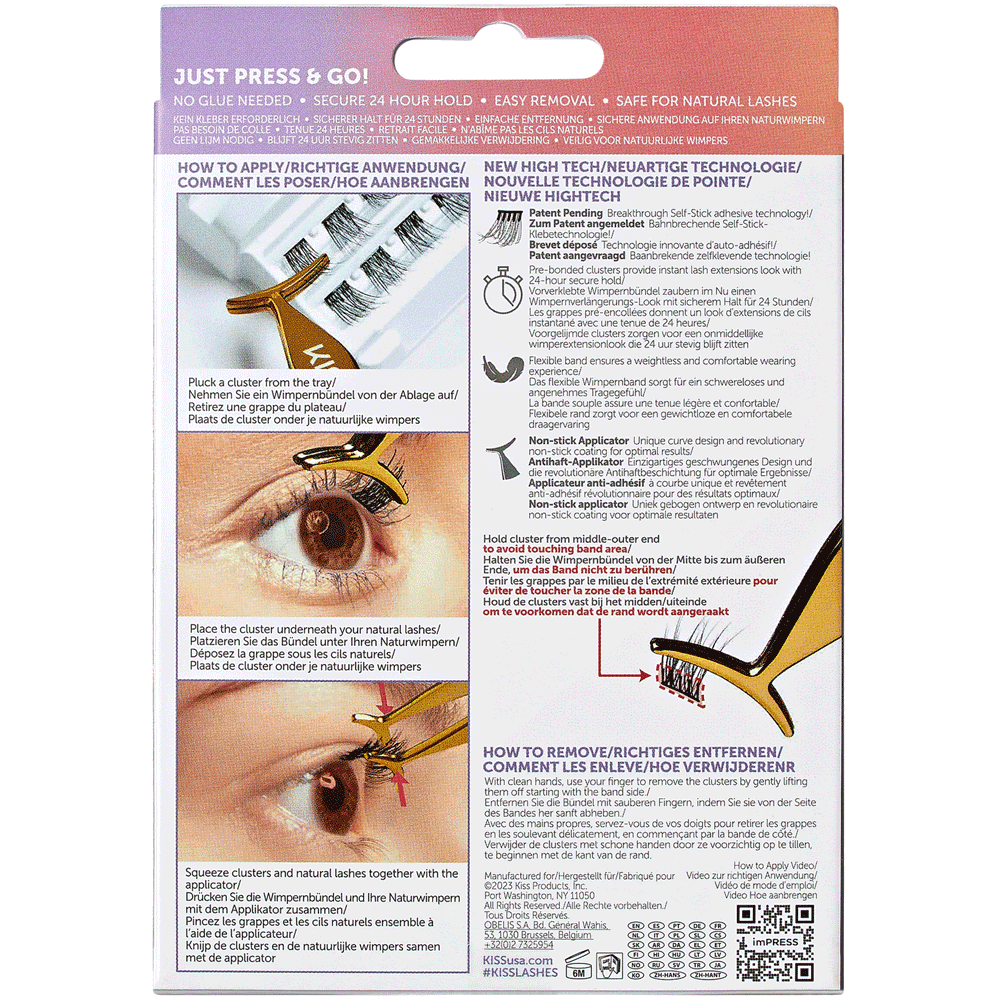 Bild: KISS imPRESS Press-On Falsies Lashes Natural