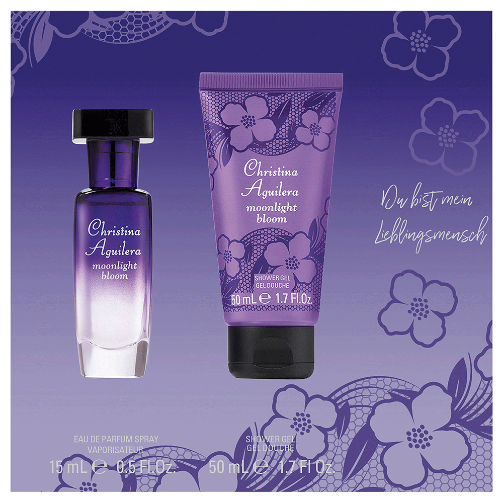 Bild: Christina Aguilera Moonlight Geschenkset Eau de Parfum 15 ml + Duschgel 50 ml