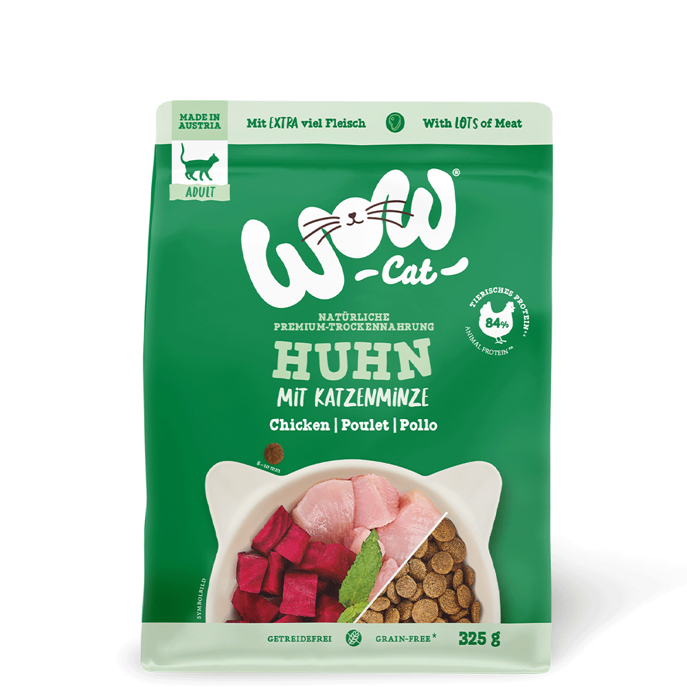 Bild: WOW Cat Natürliche Premium Trockennahrung Huhn mit Katzenminze