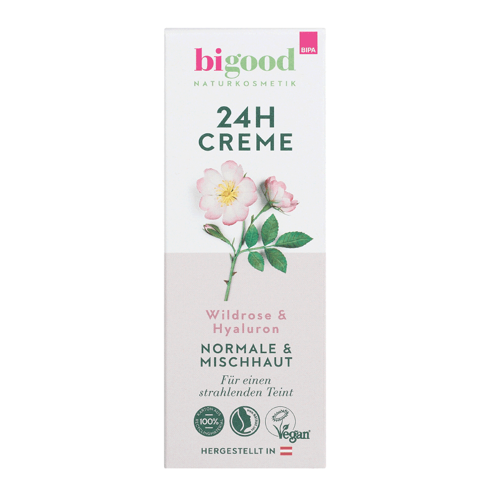 Bild: bi good 24h Creme Wildrose & Hyaluron