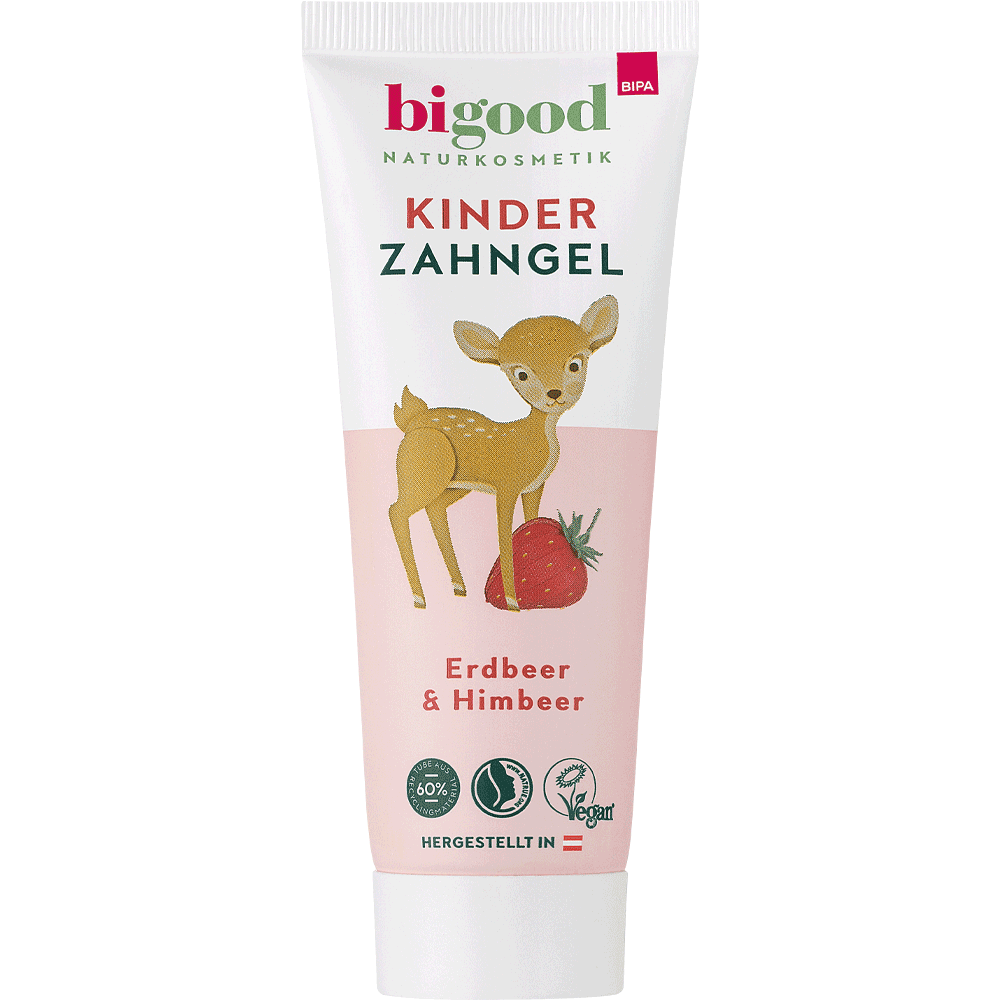Bild: bi good Kinder Zahngel Erdbeer & Himbeer ohne Fluorid