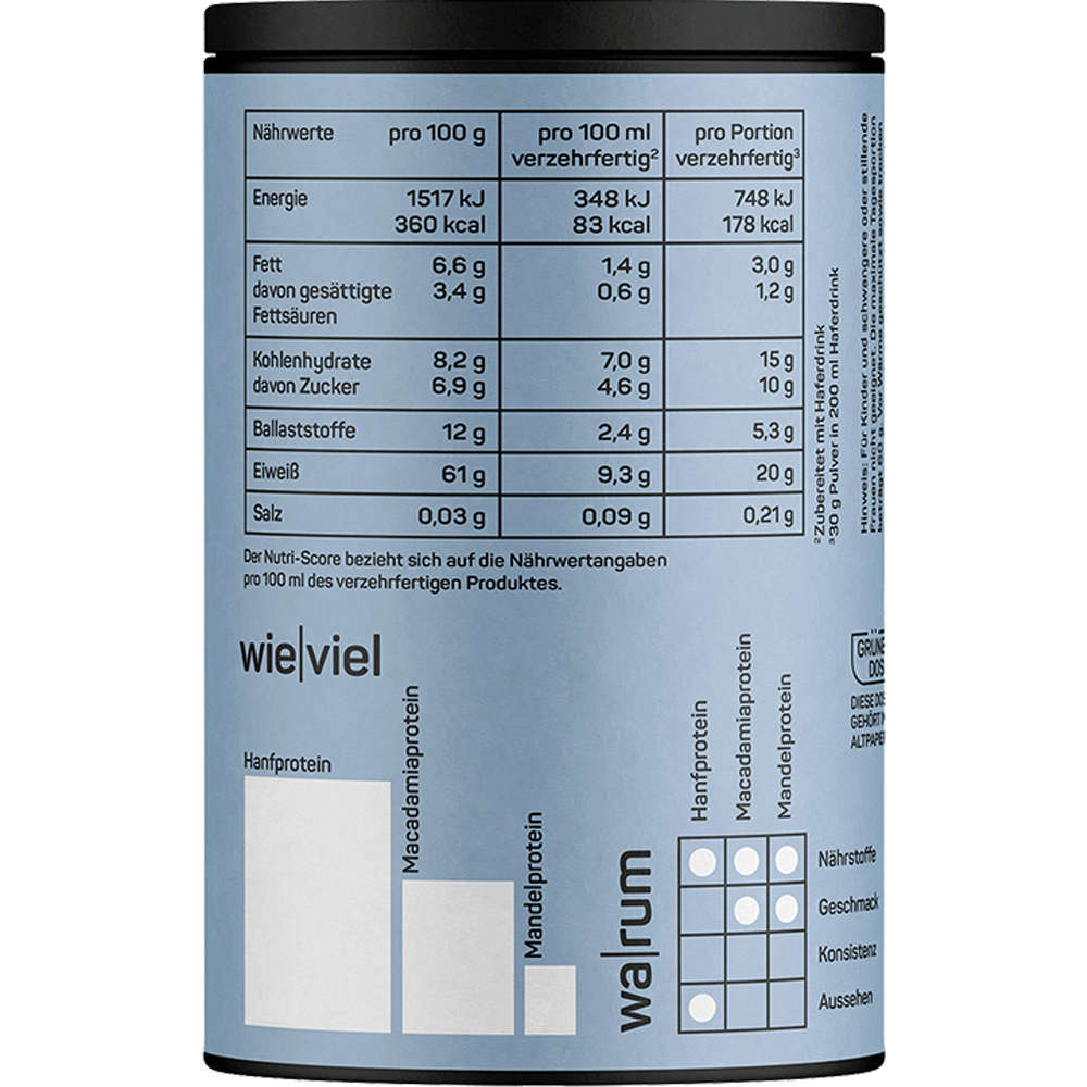 Bild: Naduria Protein Vegan Put