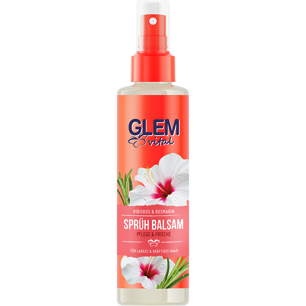 Bild: GlemVital Langhaar Sprüh Balsam Hibiskus und Rosmarin
