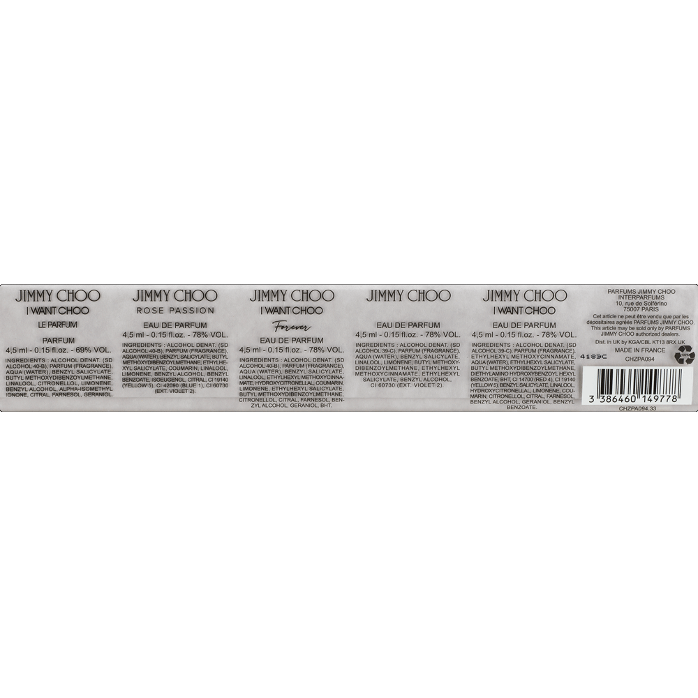 Bild: Jimmy Choo Geschenkset Miniaturen 