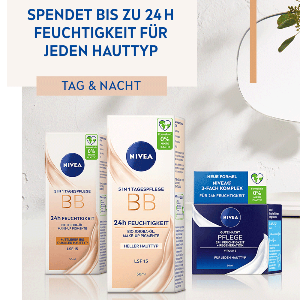 Bild: NIVEA 5in1 Tagespflege BB hell