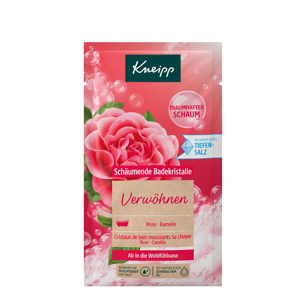 Bild: Kneipp Schäumende Badekristalle Verwöhnen