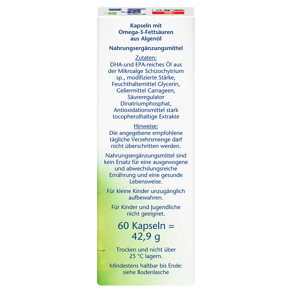 Bild: DOPPELHERZ Omega 3 1000 Vegan 