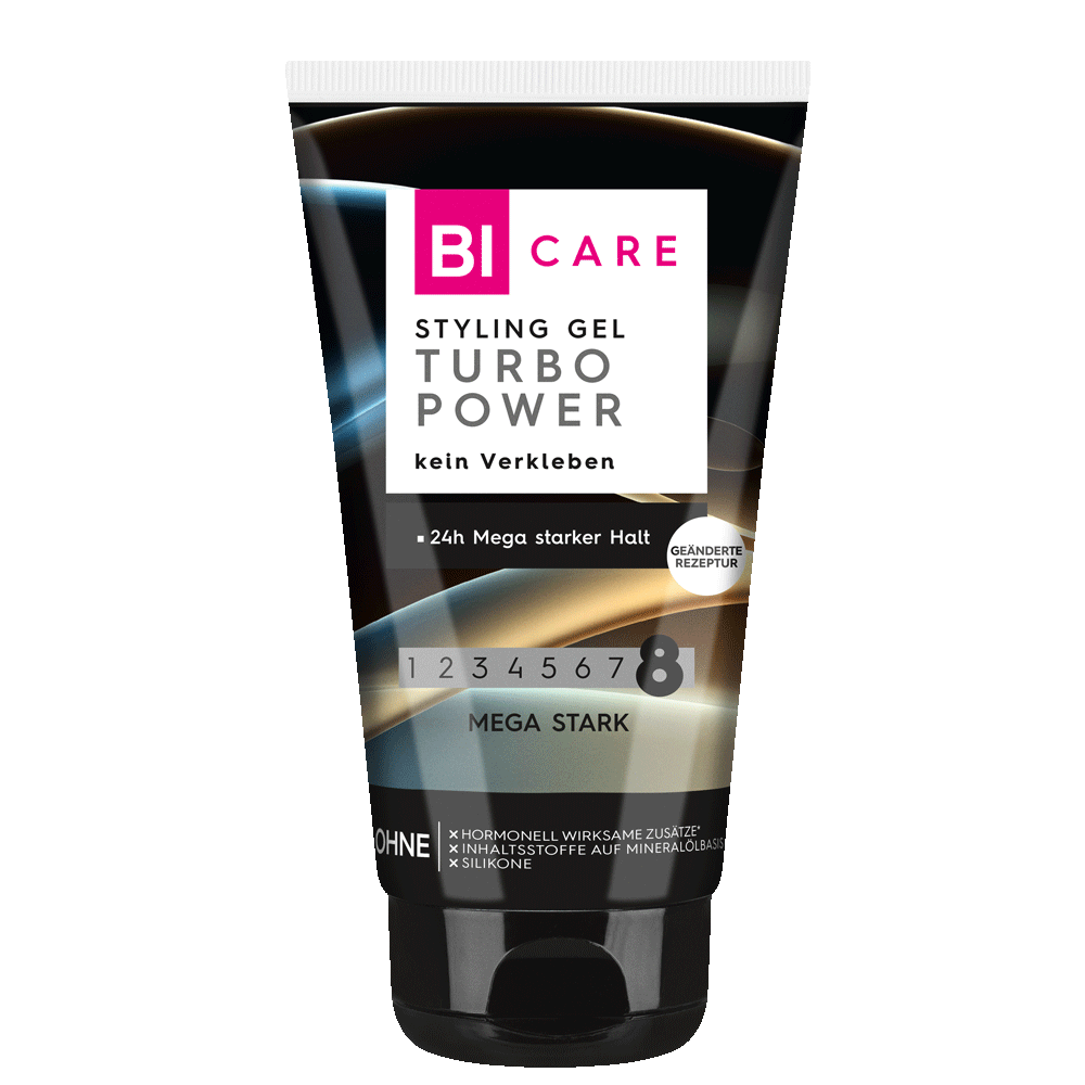 Bild: BI CARE MEN Styling Gel Turbo Power
