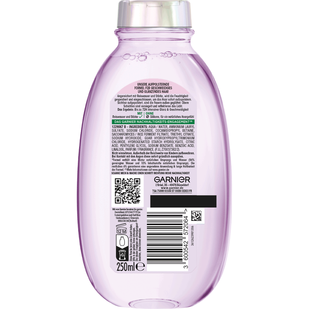 Bild: GARNIER Wahre Schätze Reiswasser Ritual Shampoo