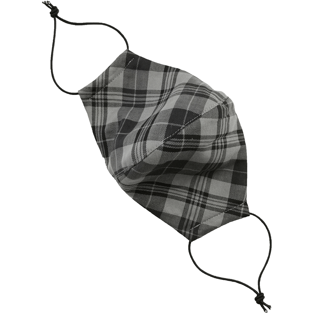 Bild: Stolze Helden Stoffmaske für Erwachsene Karo
