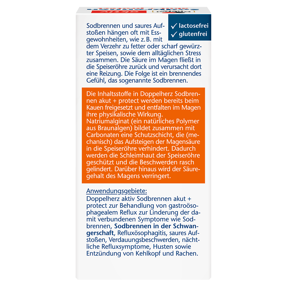 Bild: DOPPELHERZ Sodbrennen akut + protect