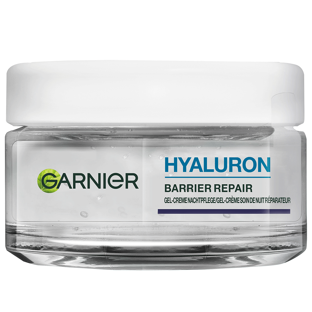 Bild: GARNIER Hyaluron Barrier Repair Gel-Creme Nachtpflege 