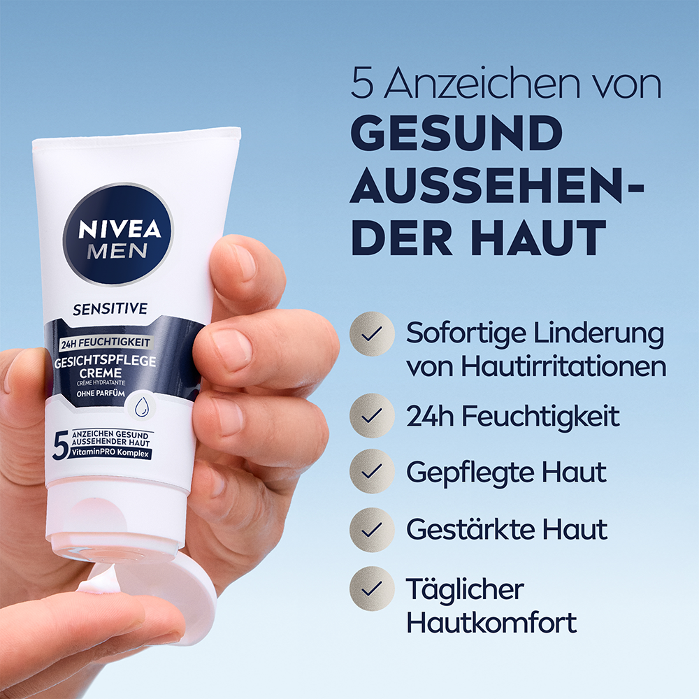 Bild: NIVEA MEN Sensitive Gesichtspflege Creme