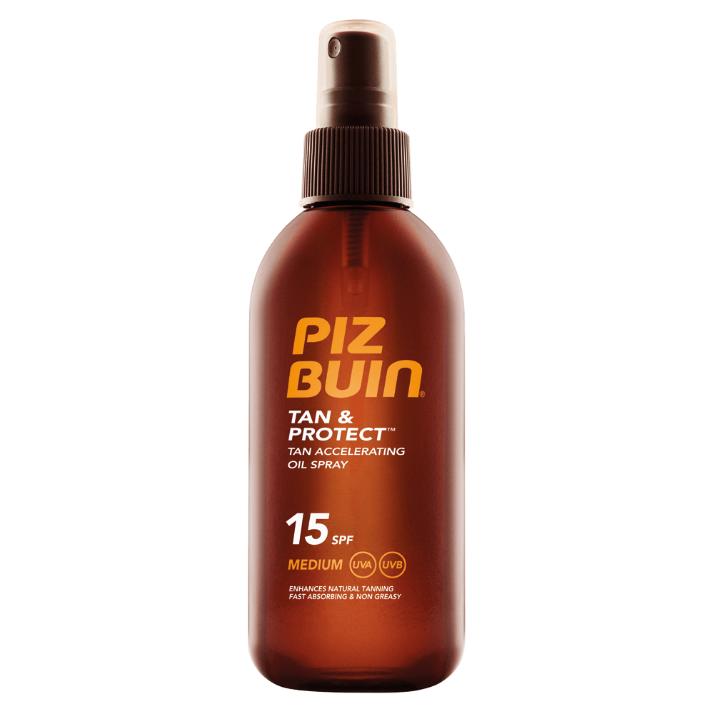 Bild: PIZ BUIN Tan & Protect Oil Spray LSF 15