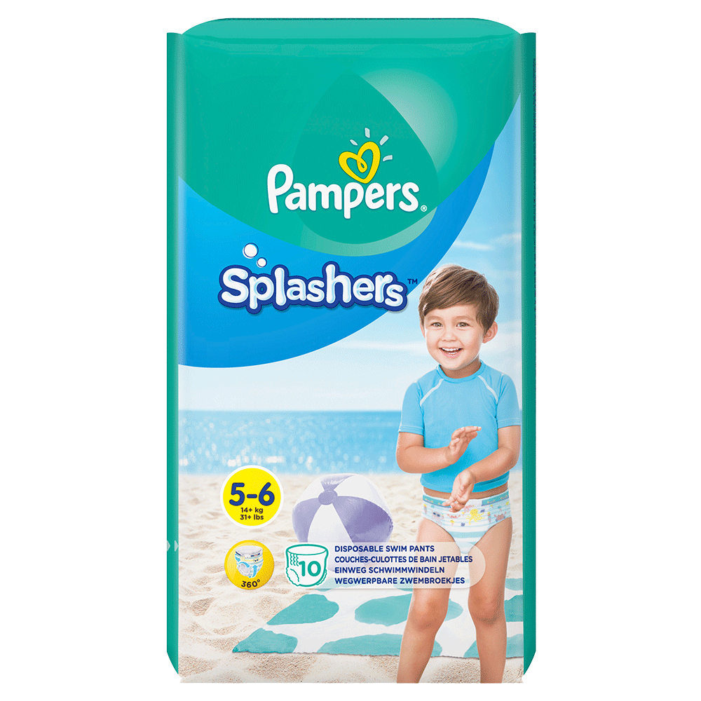 Bild: Pampers Splashers Größe 5-6, 14+ kg