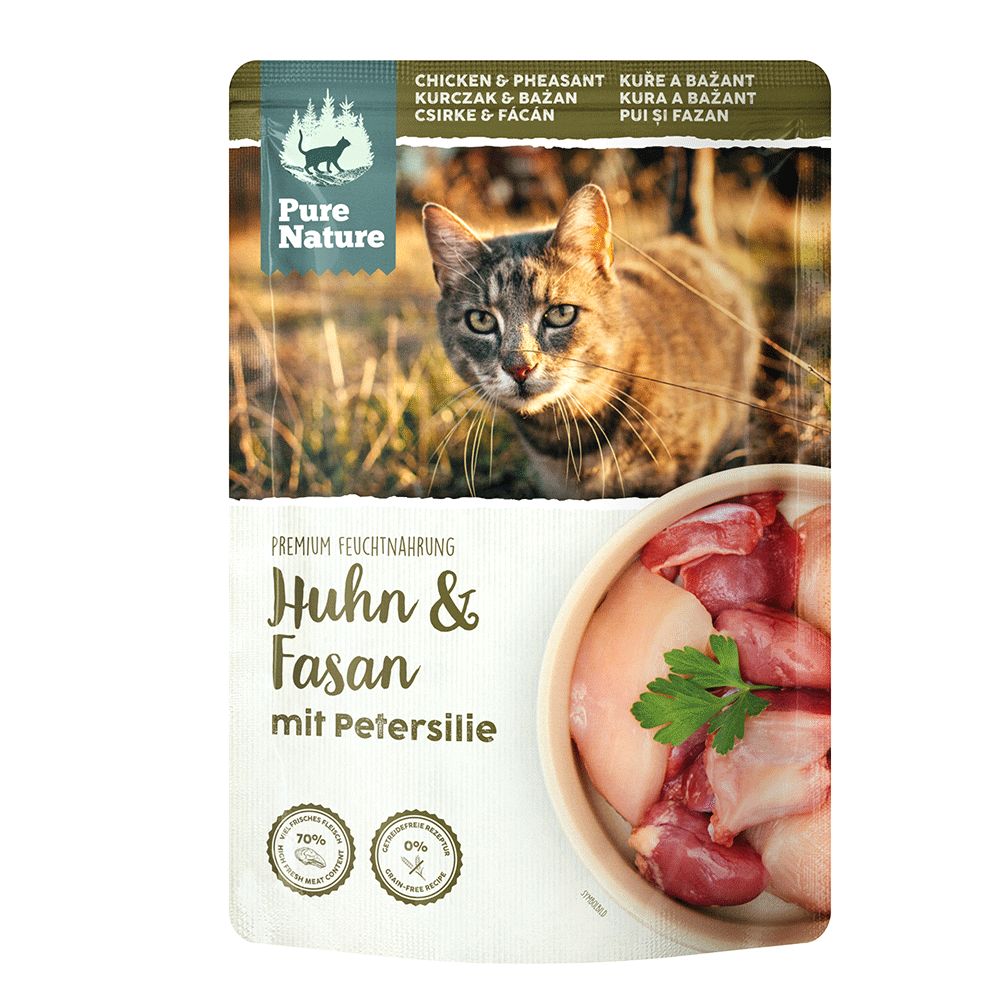 Bild: Pure Nature Premium Feuchtnahrung Huhn und Fasan mit Petersilie