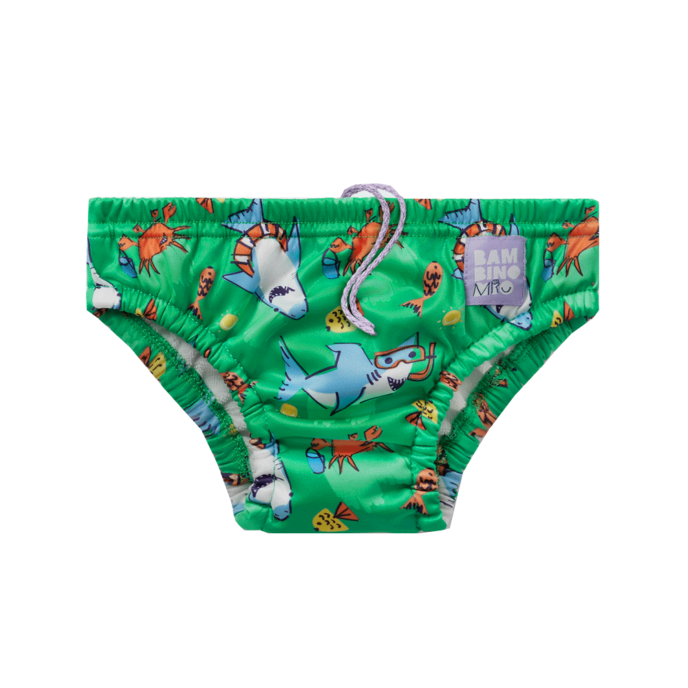 Bild: bambino mio Schwimmwindel Wiederverwendbar Flosse 6-12 Monate