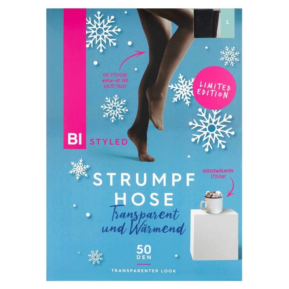 Bild: BI STYLED Strumpfhose Transparent und Wärmend L