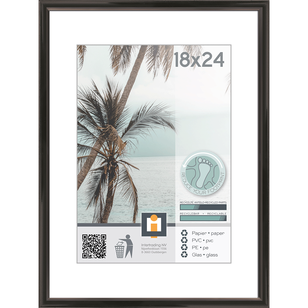 Bild: Tawo Living Bilderrahmen Schwarz 18x24cm 