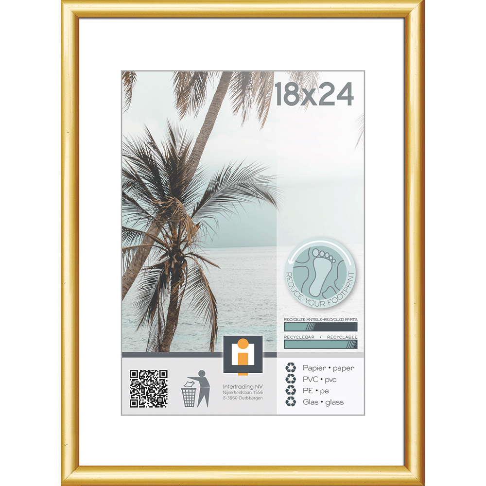 Bild: Tawo Living Bilderrahmen Gold 18x24cm 