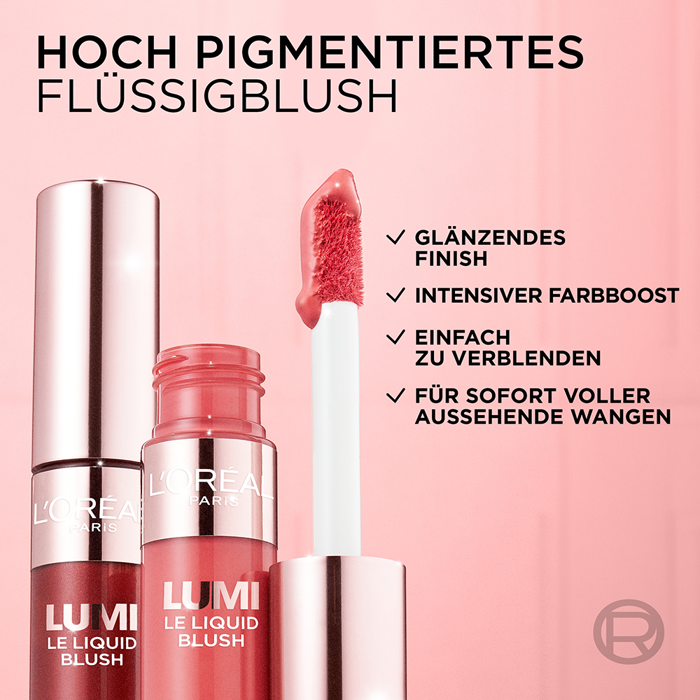 Bild: L'ORÉAL PARIS Lumi Le Liquid Blush Glowy Rouge Paris