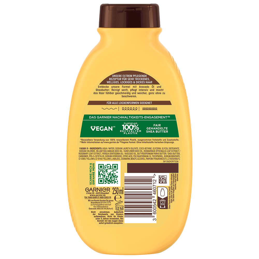 Bild: GARNIER Wahre Schätze Intensiv Nährendes Shampoo Avocado-Öl