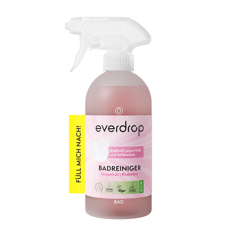 Bild: waterdrop Badreiniger Grapefruit Rhabarber 