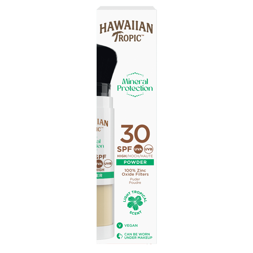 Bild: Hawaiian Tropic Mineral Protection Powder Brush