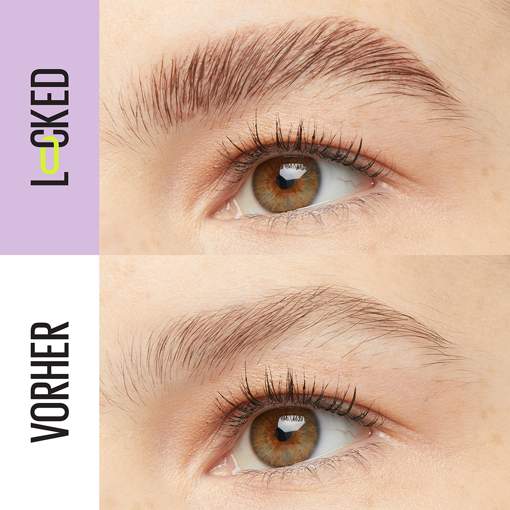 Bild: MAYBELLINE Super Lock Brow Glue Augenbrauengel Medium Brown