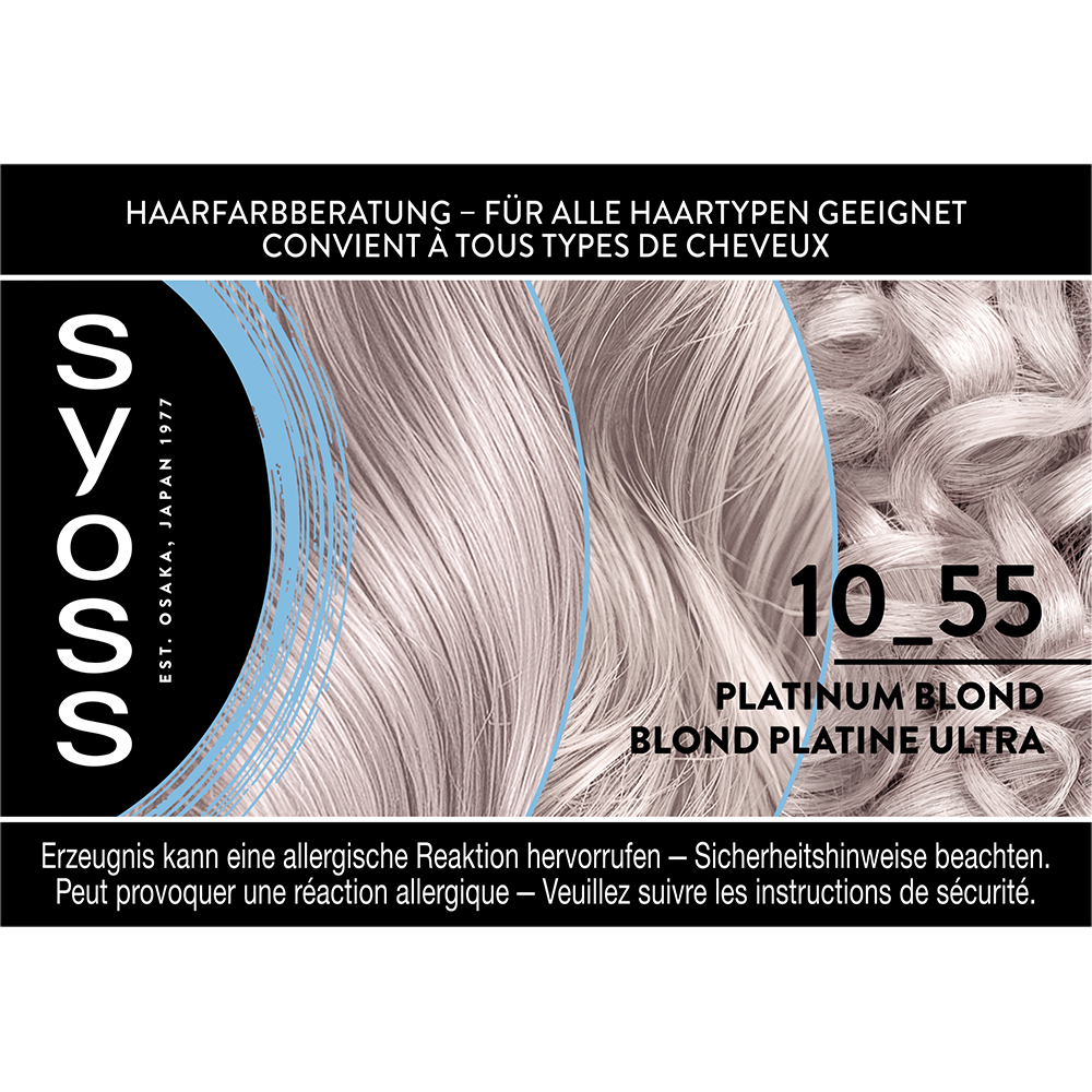Bild: syoss Permanente Coloration Platinum Blond