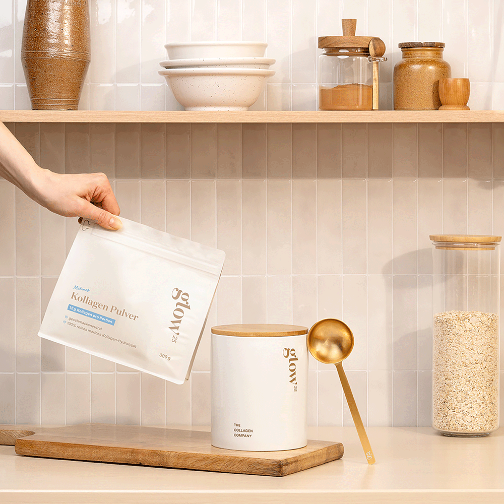 Bild: Glow 25 Marines Kollagen Pulver