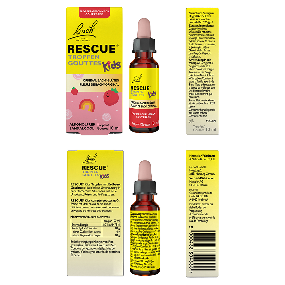 Bild: Rescue Tropfen Kids Erdbeere 