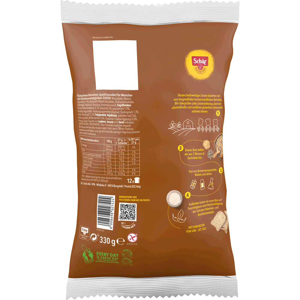 Bild: Schär Meisterbäckers Mehrkorn Glutenfrei