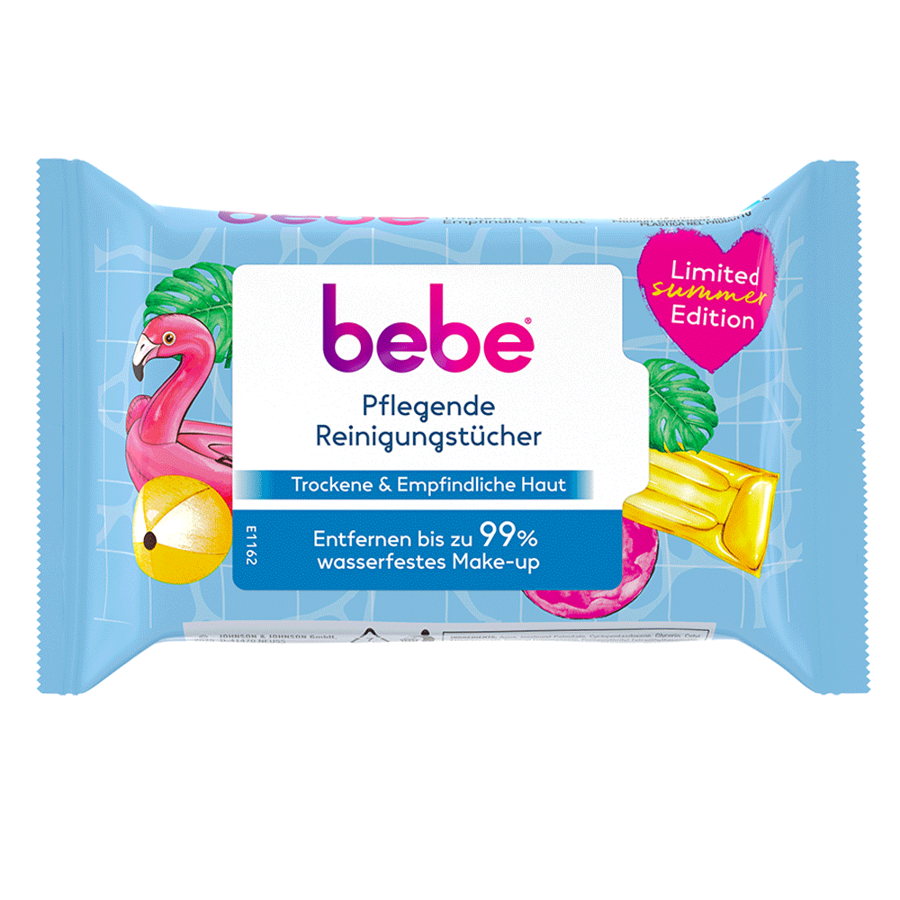 Bild: bebe Pflegende Reinigungstücher Miniformat
