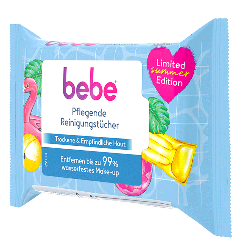 Bild: bebe Pflegende Reinigungstücher Miniformat